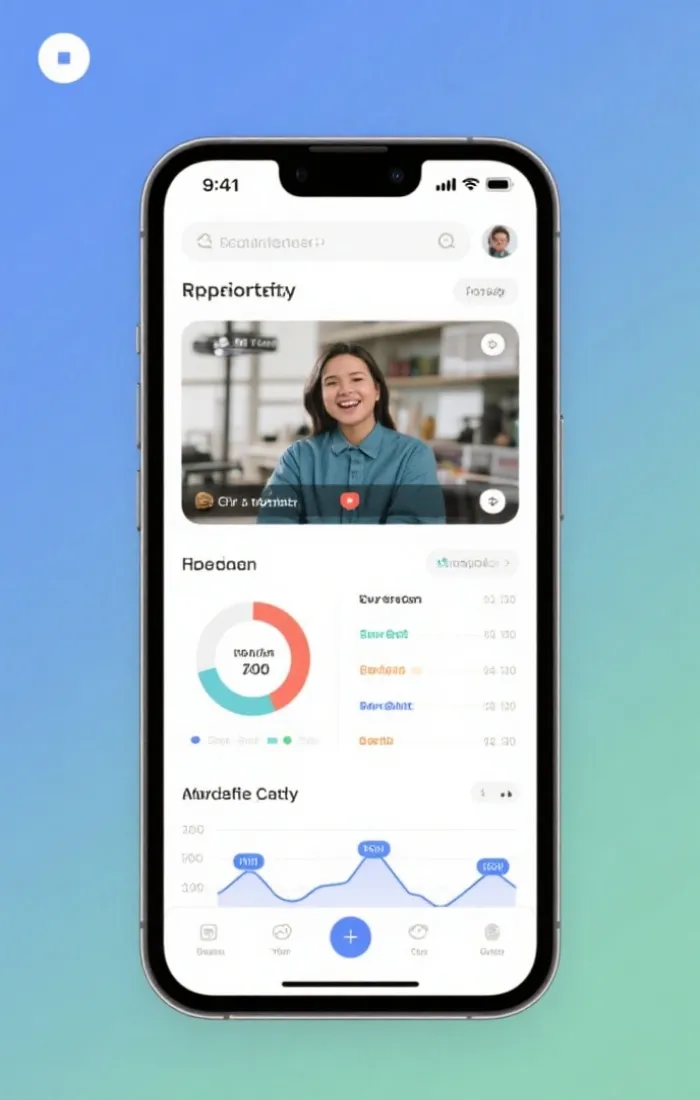 直播与数据界面示意图